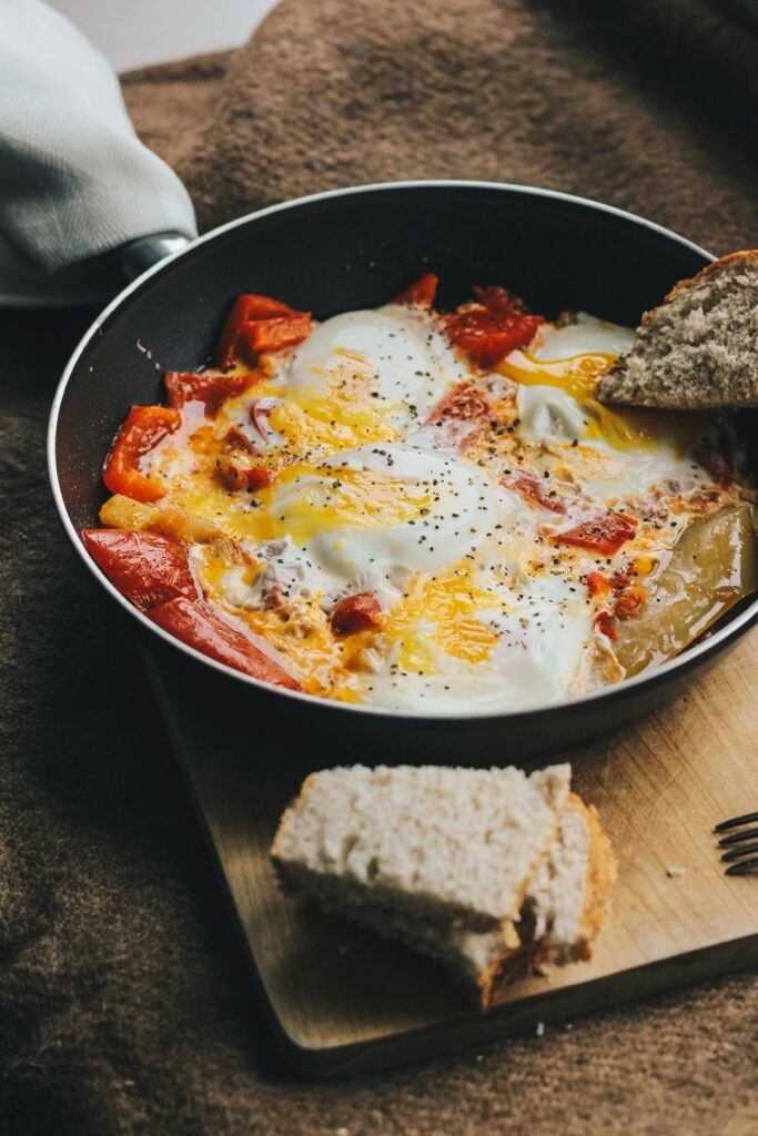 scrambled eggs