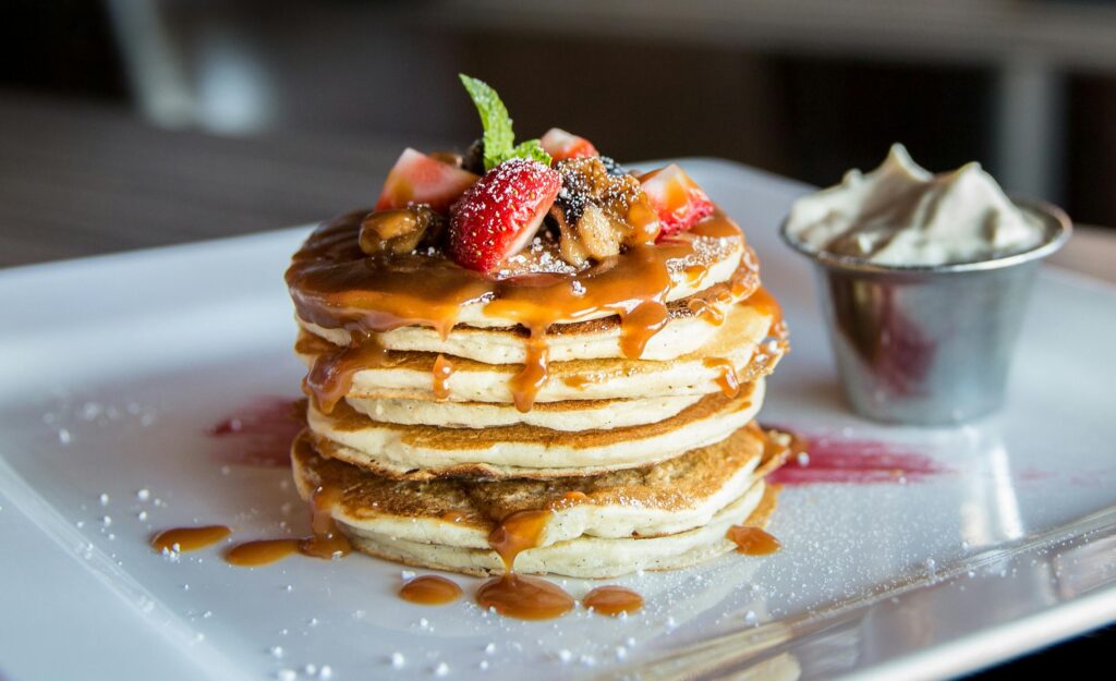 the complete guide to pancakes while your cat is watching from the counter or your dog is waiting for a piece to drop